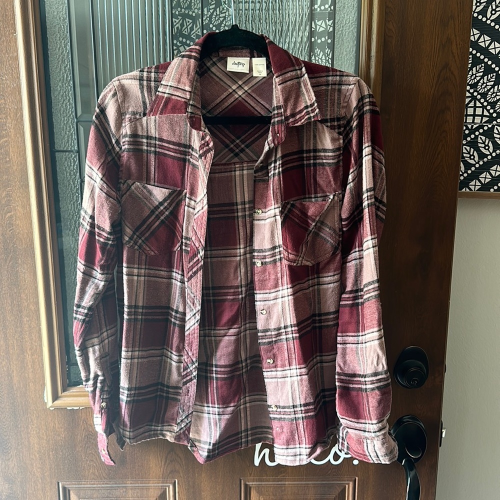 Daytrip plaid button up
